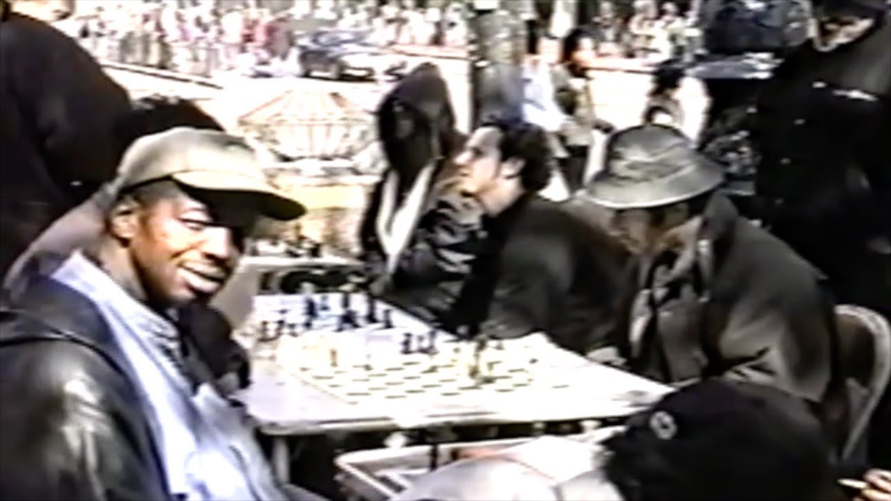 Checker Players  - Market st - San francisco -french american tv