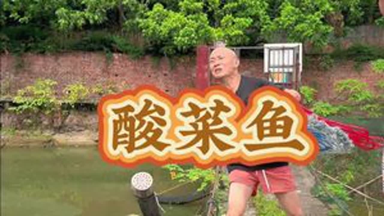 可惜了……！还整一条来做个白味的酸菜鱼#新农人计划2025 #这就是我理想中乡村的生活 #农村美食 #桂圆山莊 #三哥和芬姐乡村生活