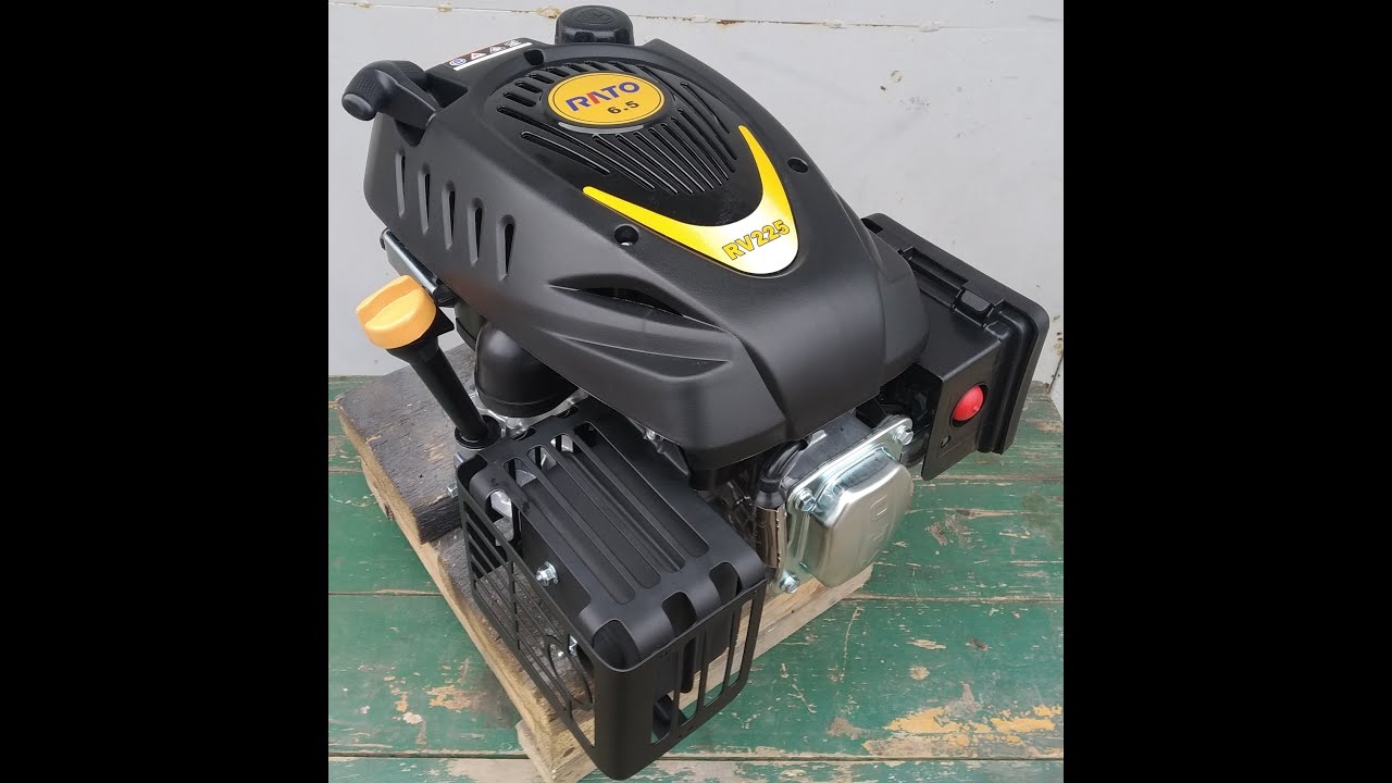 Двигатель с вертикальным валом RATO RV225. Обзор