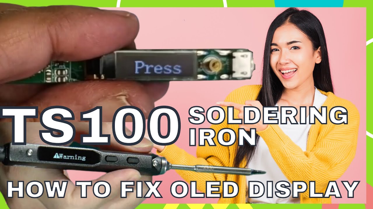 Паяльник TS100 — как починить OLED-дисплей. Руководство по ремонту