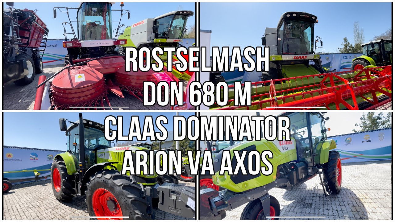 Ростслемаш ДОН 680М, Claas dominator claas Arion 630C Axos 340, traktor 2021, traktor narxlari.