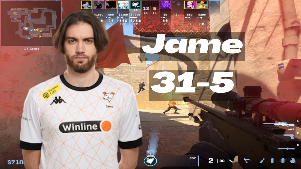 CS2 POV | Jame (31-5) Solo Q (mirage) | FACEIT Ranked | Feb 23, 2024 #cs2 #demo
