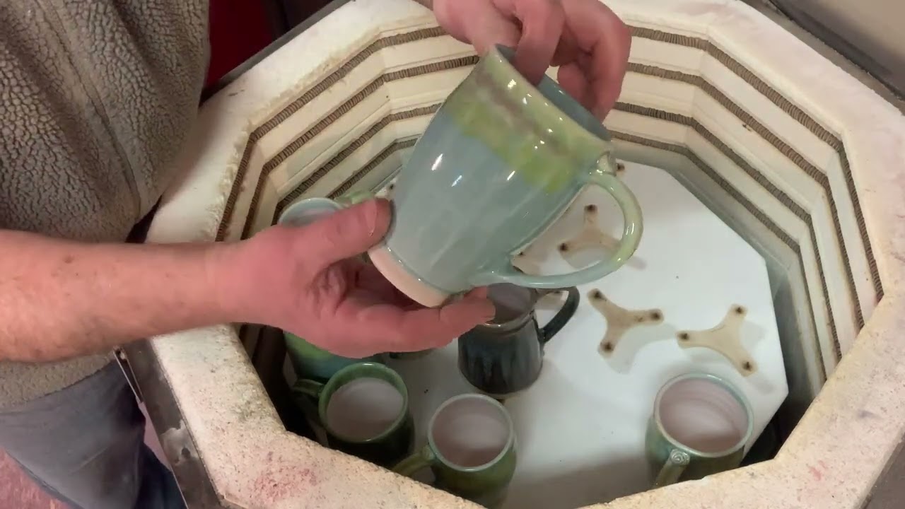 Cone 6 kiln unloading 02:06