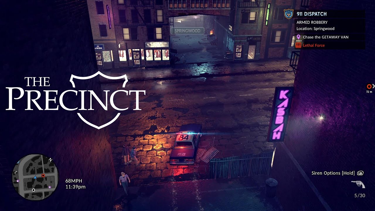 The Precinct (PC) Gameplay - Campaign Mission 1 - Bank Robbery