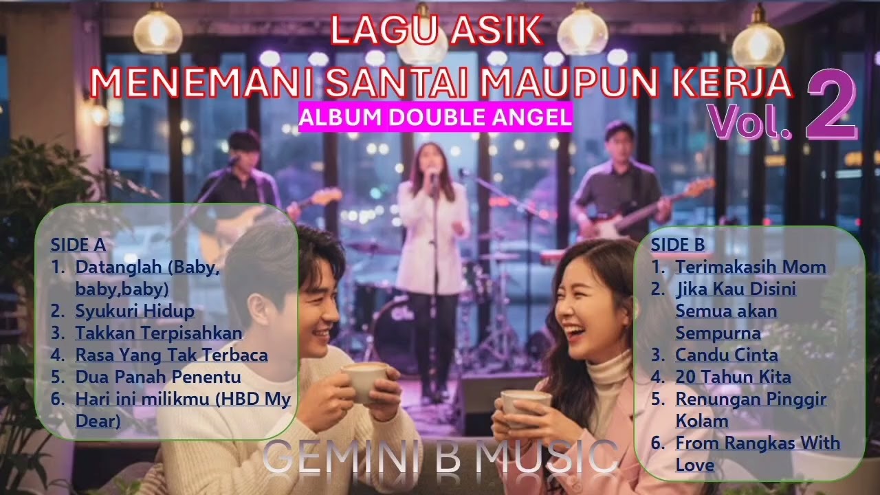 LAGU ASIK TEMANI SANTAI MAUPUN KERJA VOL.2 GEMINI B MUSIC