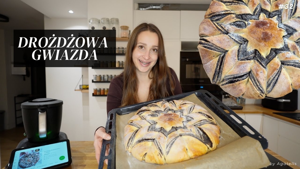 GWIAZDA DROŻDŻOWA Z MAKIEM - świąteczny HIT 😮🎄| Test przepisów z Thermomixa
