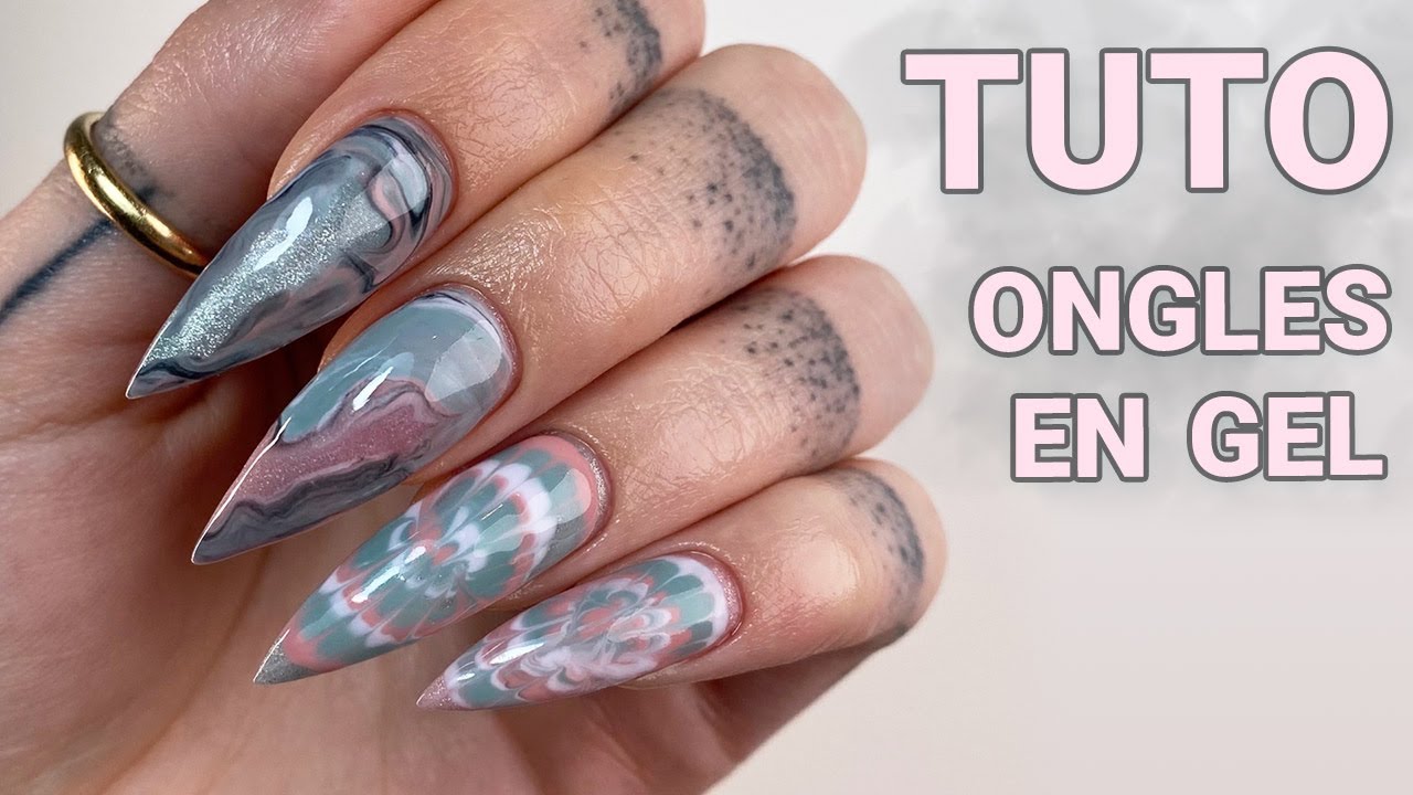 TUTO REMPLISSAGE ONGLES EN GEL | Forme Stiletto 😱