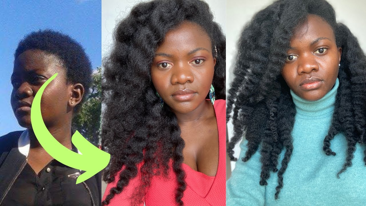 Le secret de la pousse des cheveux crépus afro bouclés