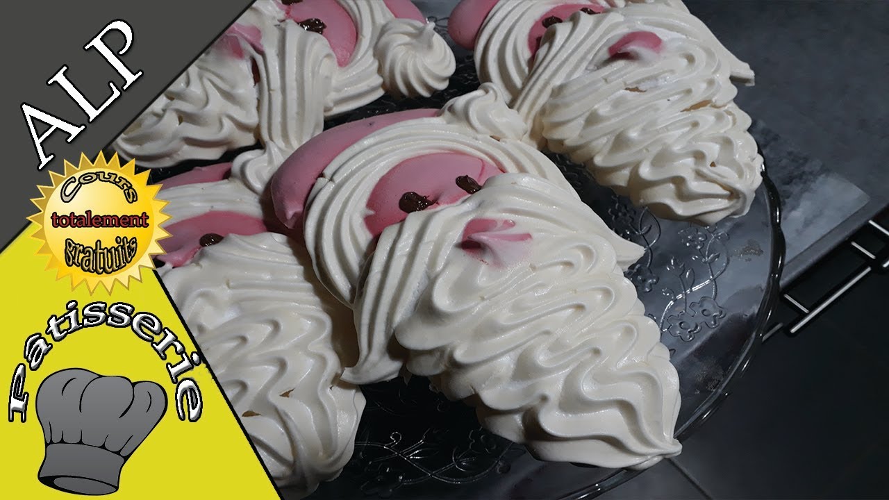 Les pères Noël en meringue - Apprendre la pâtisserie (ALP)