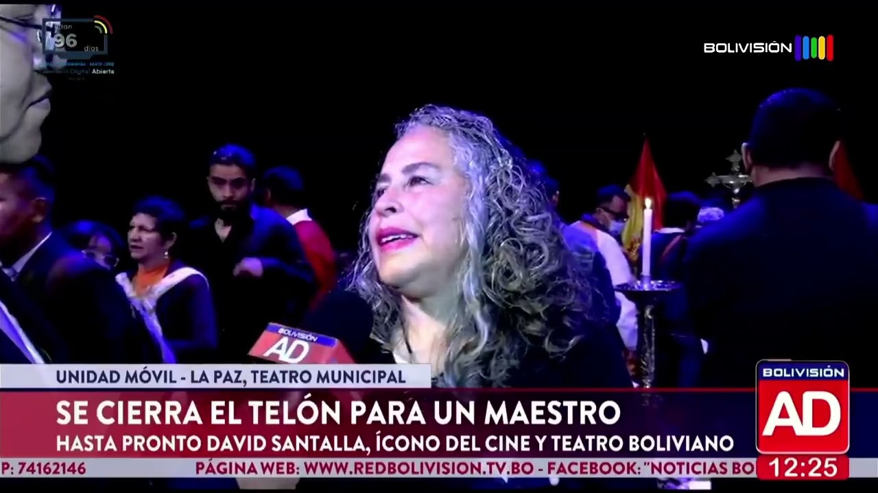 El telón se cierra para el maestro David Santalla, ícono del cine y teatro boliviano