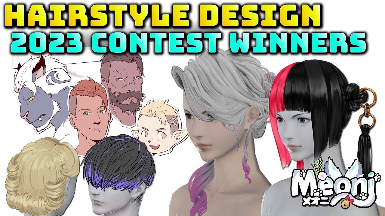 FFXIV: Hairstyle Design Contest 2023 Winners! - AMAZING Entries!