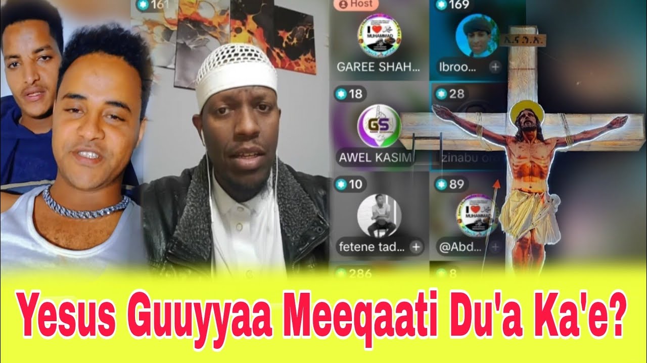yesus kiristoos guyyaa meeqati du'a ka'e? ustaz abu'maz