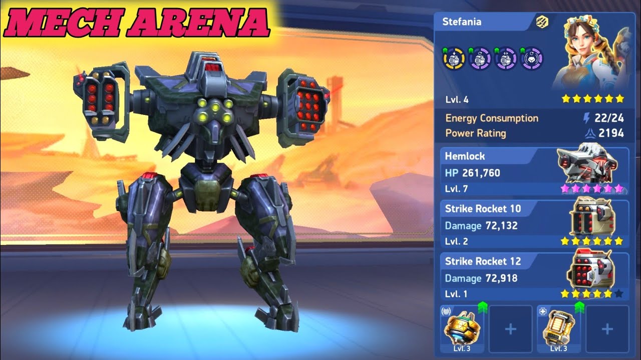 Testing the Hemlock & Strike Rocket: The Ultimate Rocket Gameplay - Mech Arena