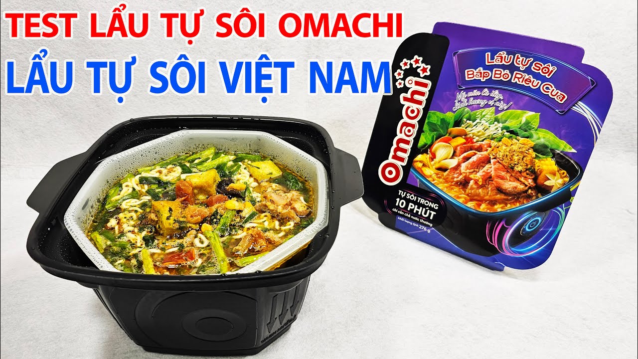 Test Thử LẨU TỰ SÔI OMACHI - LẨU TỰ SÔI VIỆT NAM SÔI TRONG 10 PHÚT