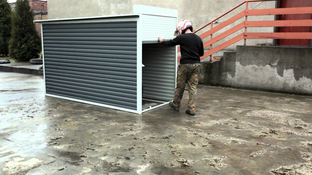 Multiport Motorcycle Garage standard version - instruction Motorradgarage