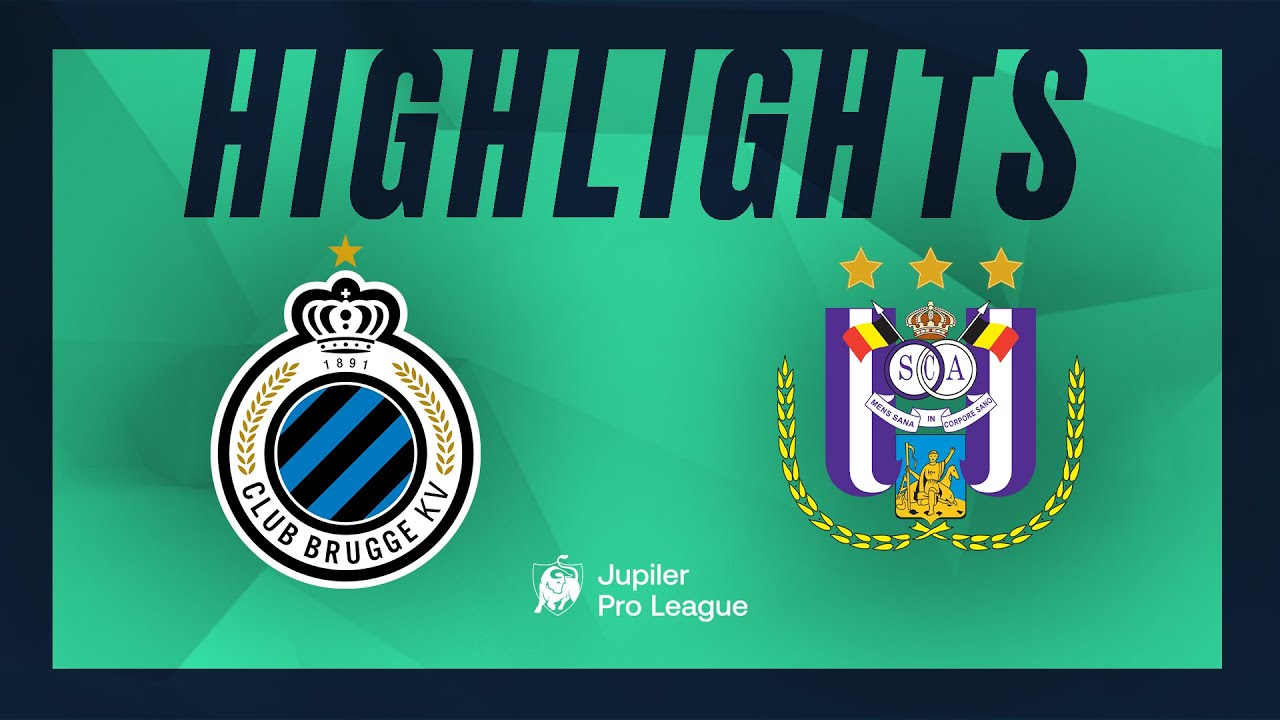 Club Brugge - RSC Anderlecht hoogtepunten