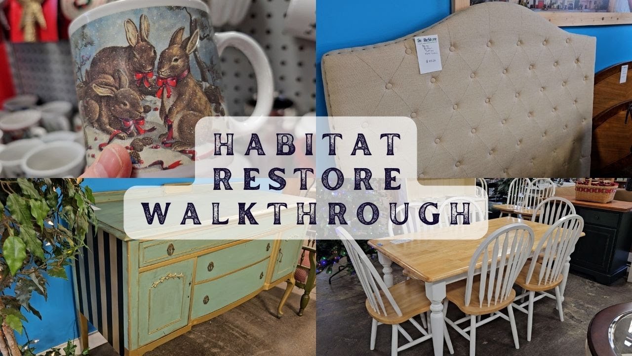 SAVE THOUSANDS on HIGHEND FURNITURE at the ReStore! #comegowithmetoday