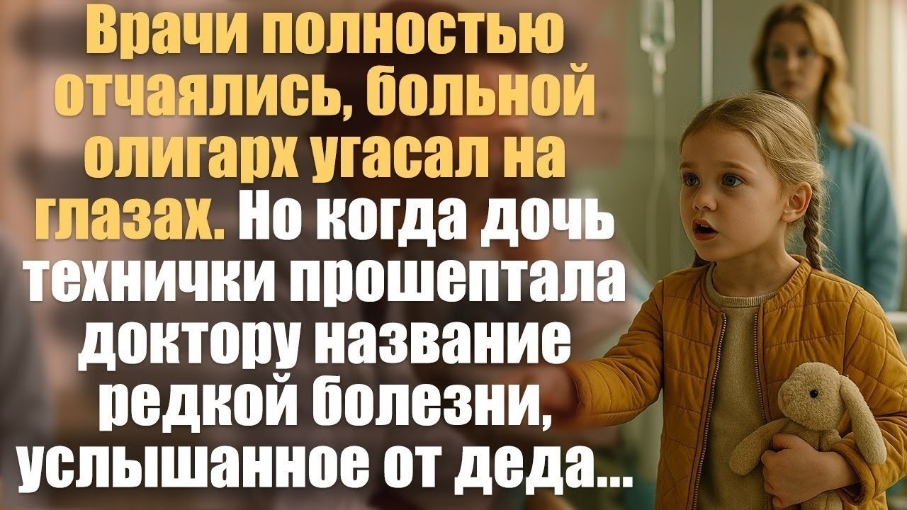 Врачи полностью отчаялись, больной олигарх угасал на глазах  Но когда дочь технички прошептал