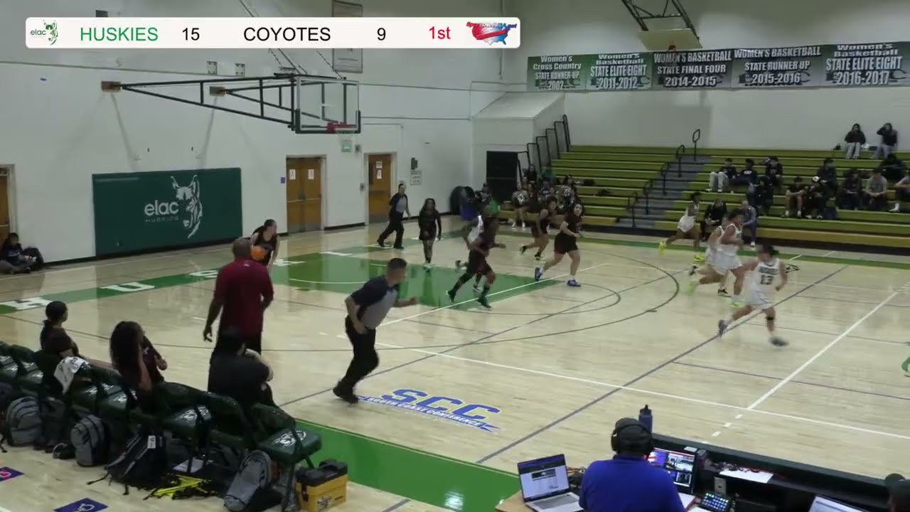 ELAC Huskies Women's Basketball vs Compton College Coyotes