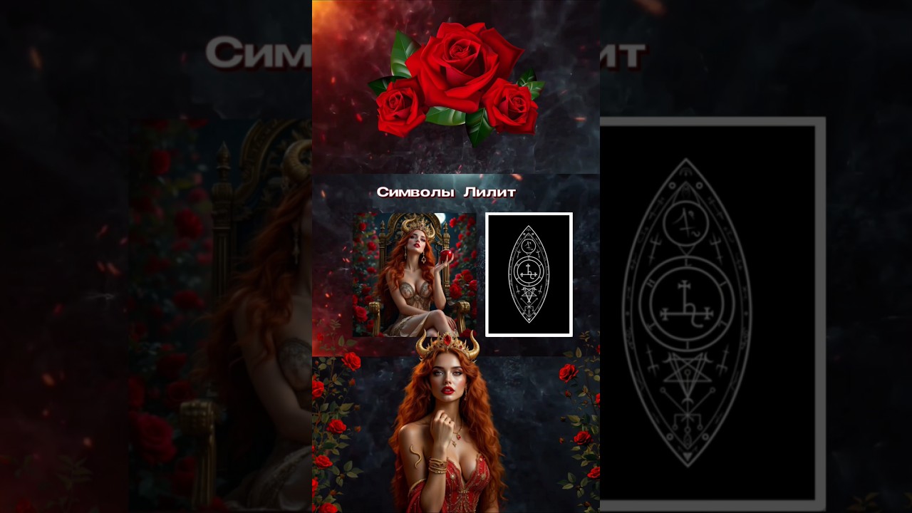 Сигиллы Лилит | #lilith #каббала #Лилит #демонология