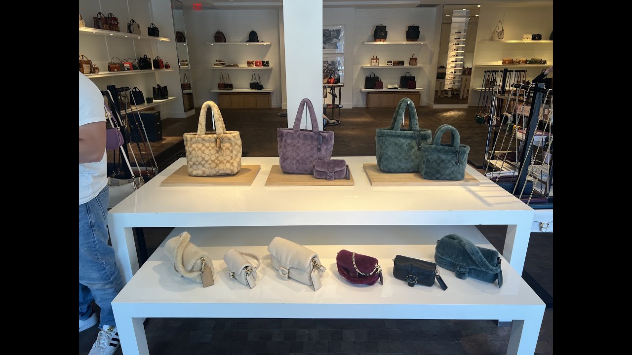 Come Shopping With Me!  | COACH Shearling Handbag and Tote Collection! | Georgina Marcano
