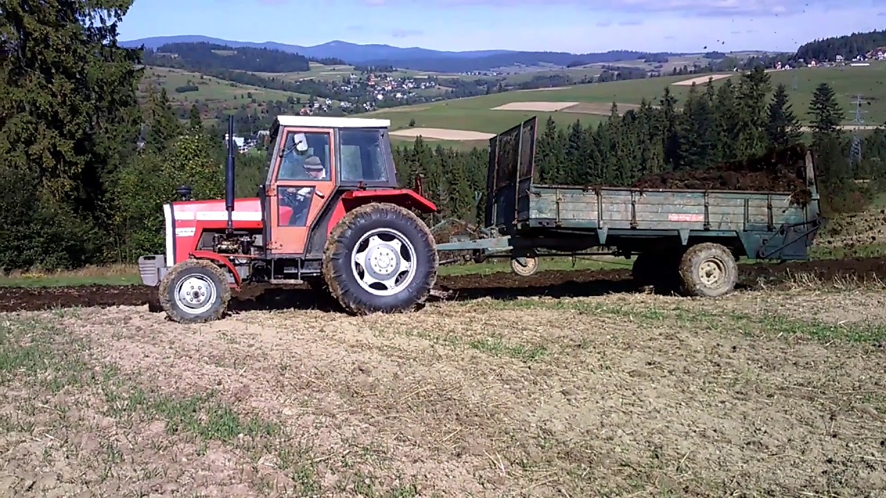 rozwożenie obornika - mf 255
