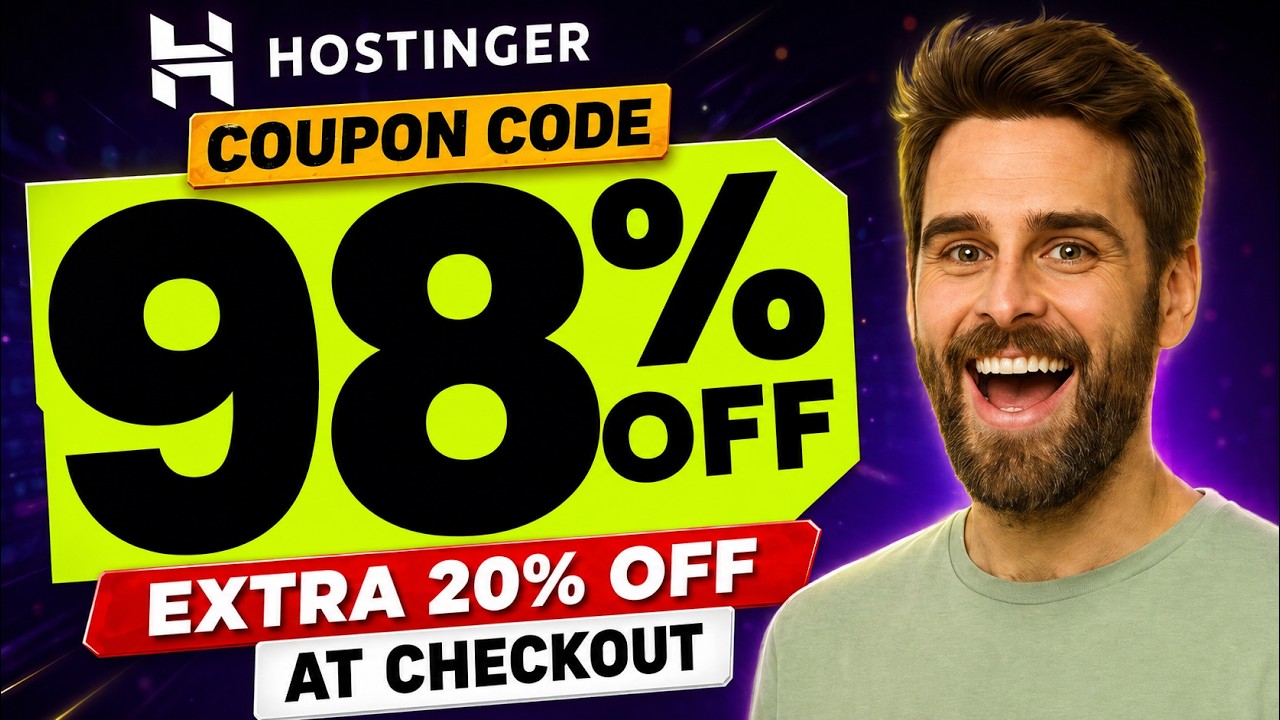 Hostinger Coupon Code 2026 | Hostinger REVIEW 💥 EXCLUSIVE 20% Hostinger Promo Code