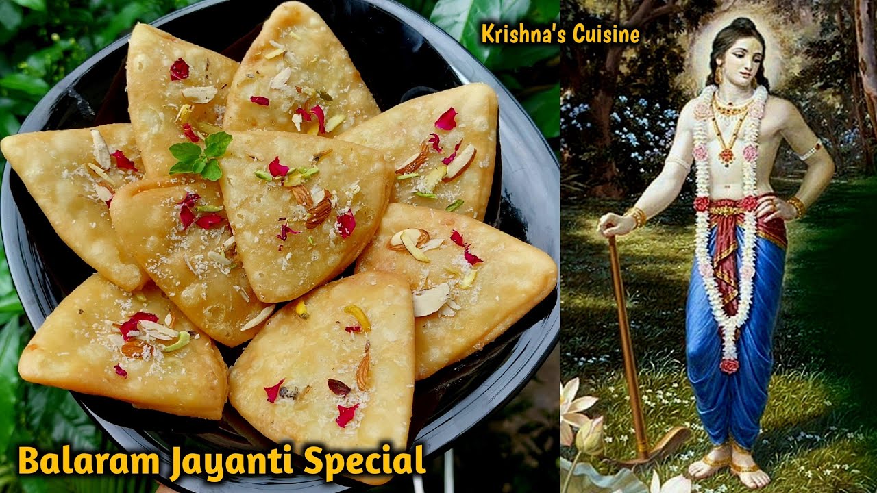 Balaram Jayanti Special Sweet || Badam Poori || Badam Puri Recipe || Krishna's Cuisine 