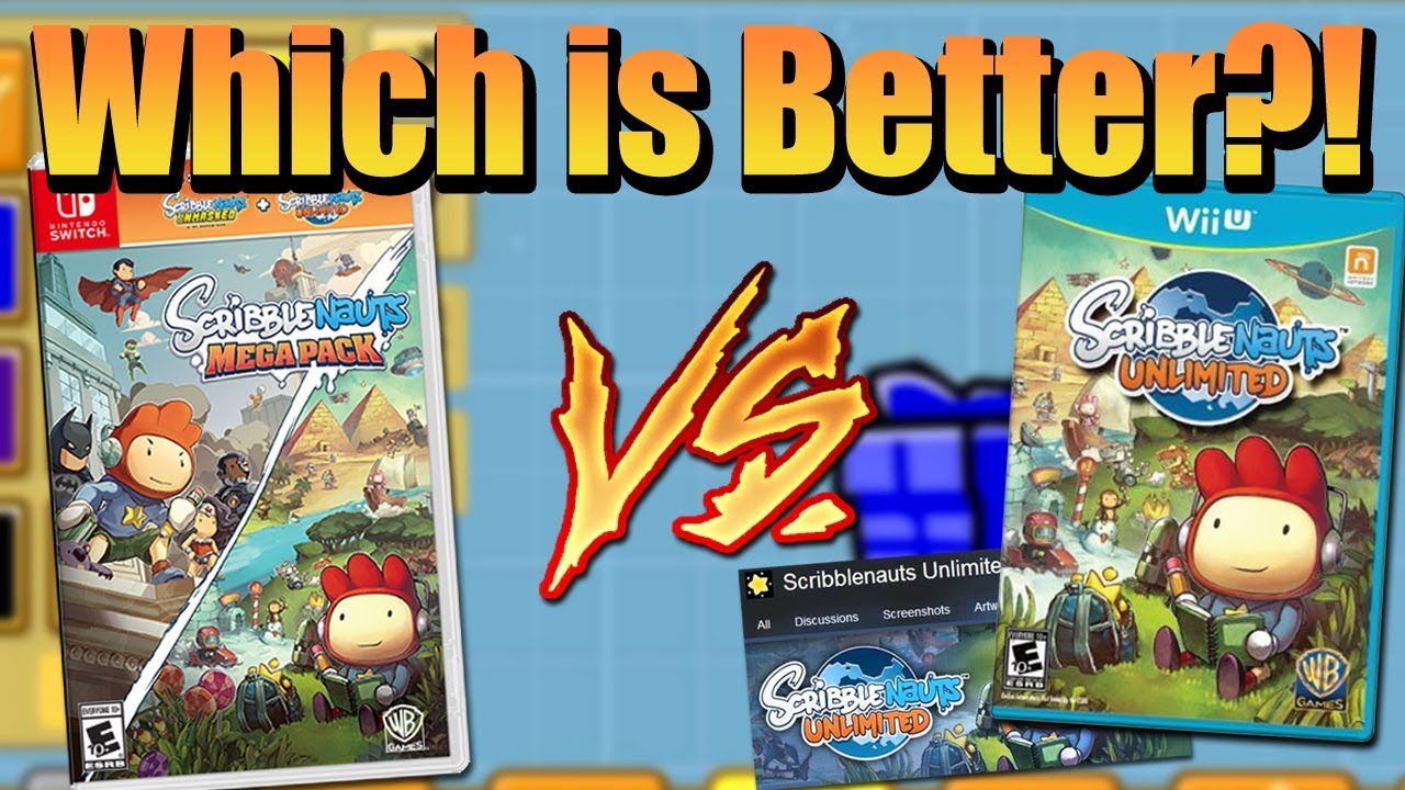 6 Ways Scribblenauts Mega Pack Compares to Scribblenauts Unlimited 2012 Wii U/PC