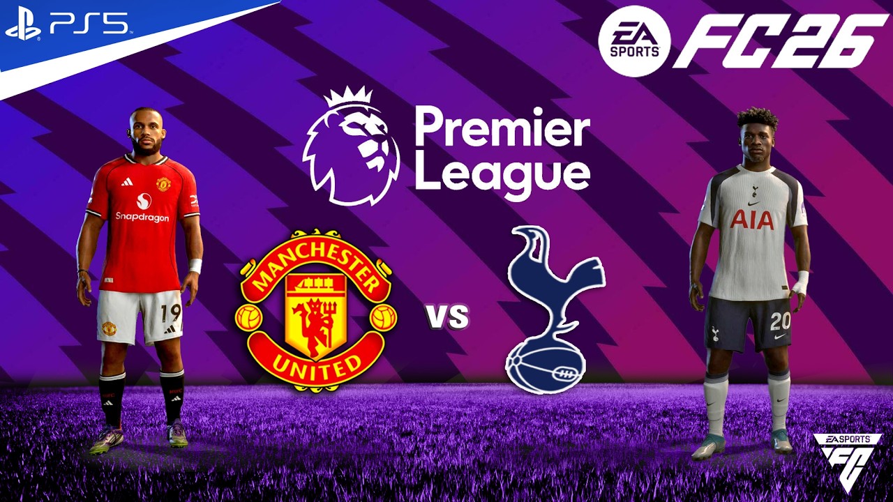 FC 26 - Manchester united vs Spurs - Premier League 25/26 Match - Authentic Gameplay | PS5™ 4K