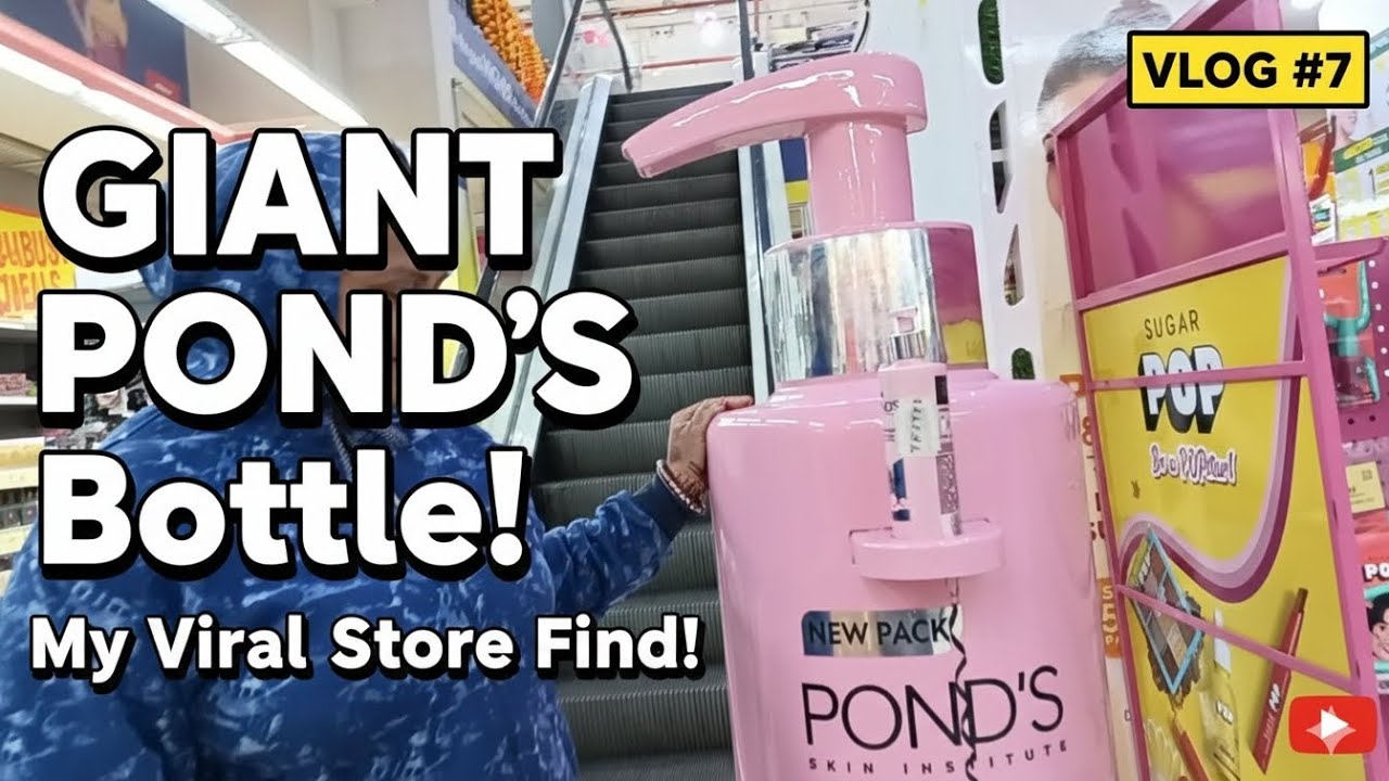 OMG! Giant Size Pond’s Bottle 😱 Mall Vlog