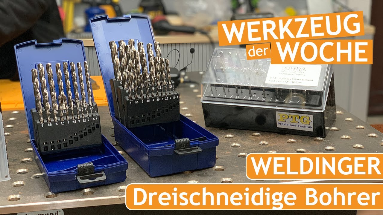 Neuheit! dreischneidige Metallbohrer aus Deutschland, präzise Löcher, weniger Verschleiß Test!