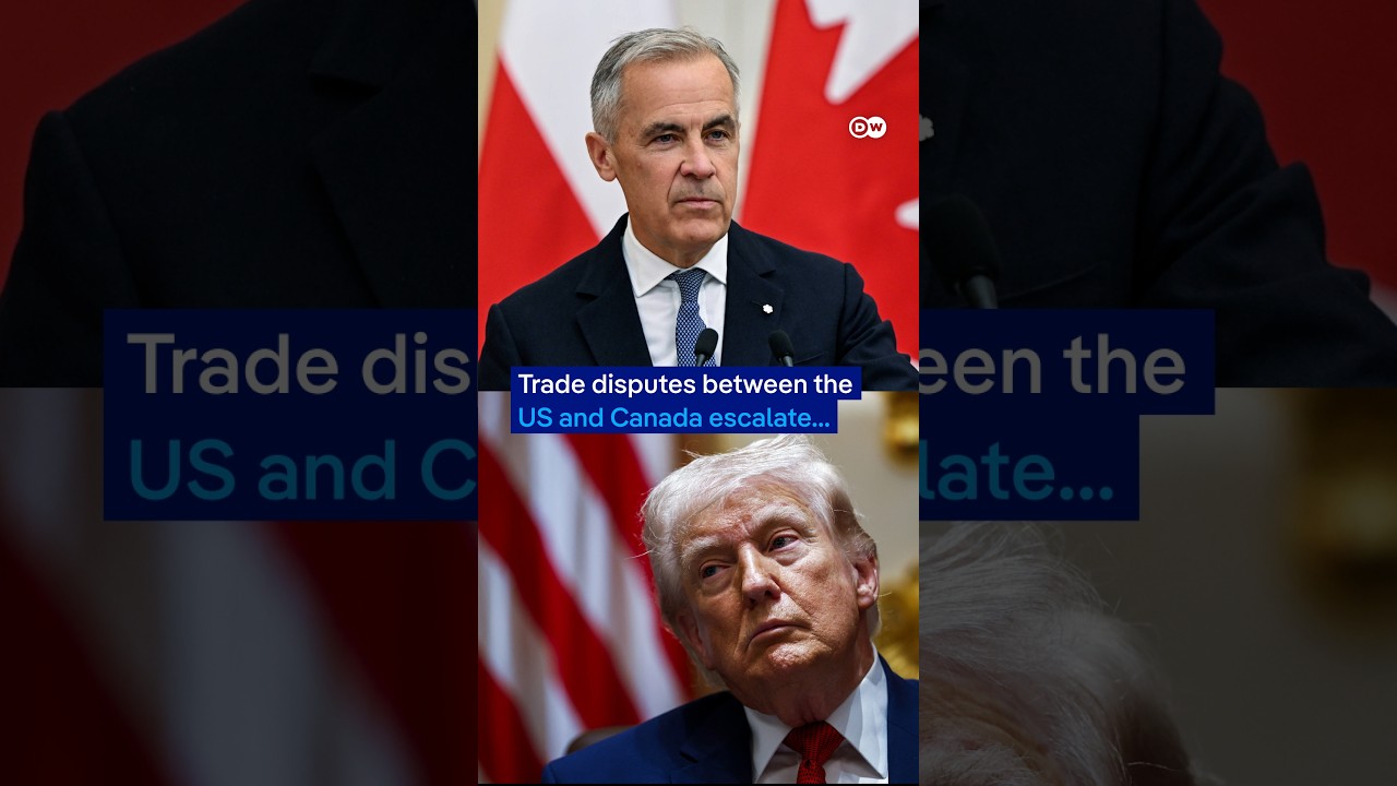 US-Canada tariff war escalates | DW News