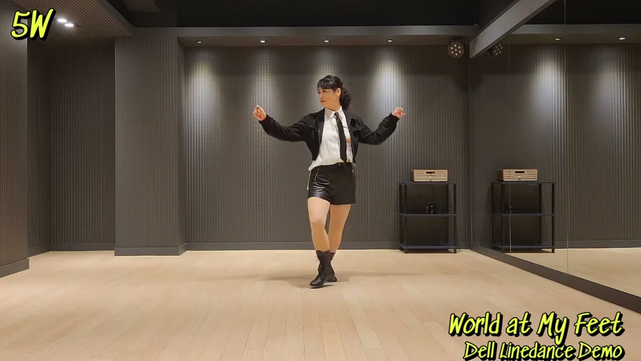 World at My Feet Linedance/월드 엣 마이 핏/Intermediate/중급/#DellLinedance#LDQK#성남분당지부