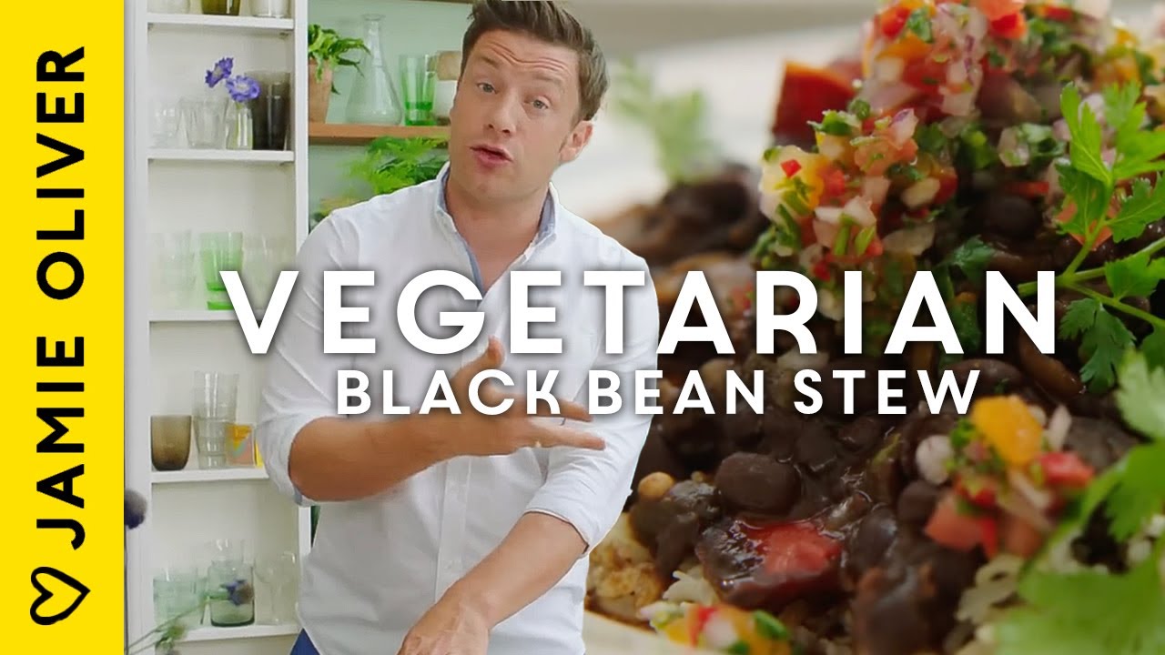 Healthy Vegetarian Smoky Black Bean Stew With Rice & Salsa Recipe