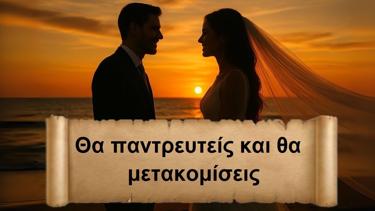 Μηνύματα από τους Αγγέλους: Ο ΘΕΟΣ ΜΙΛΑΕΙ: ΘΑ ΠΑΝΤΡΕΥΤΕΙΤΕ ΚΑΙ ΘΑ ΜΕΤΑΚΟΜΙΣΕΤΕ ΣΕ ΑΛΛΗ ΠΟΛΗ