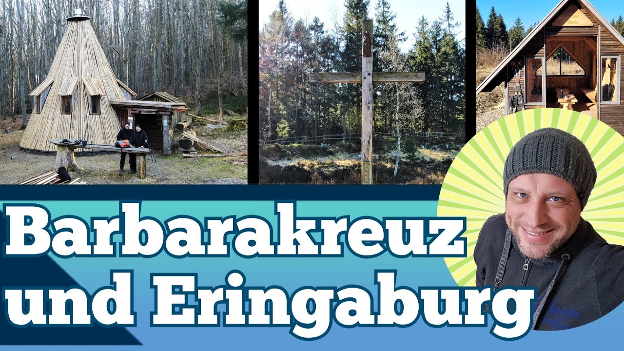 Wanderung zum Barbarakreuz im Hils mit Schloss Düsterntal, Köhlerhütte Barbara Baude und Eringaburg