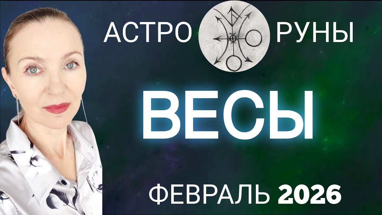 ♎ ВЕСЫ ФЕВРАЛЬ 2026 🧿 ПРОГНОЗ АСТРО-РУН 