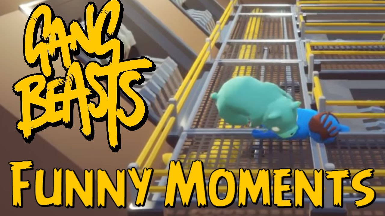 CPR & Violence - Gang Beasts Online Beta Funny Moments