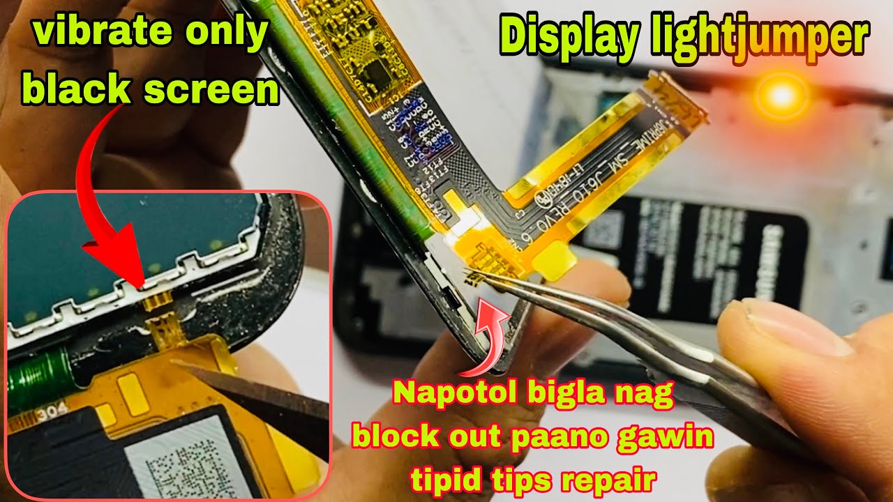 Paano e Repair ang Napunit Na Backlight Flex Grabe Tipid Tips |  may Napasaya nanaman tayo!