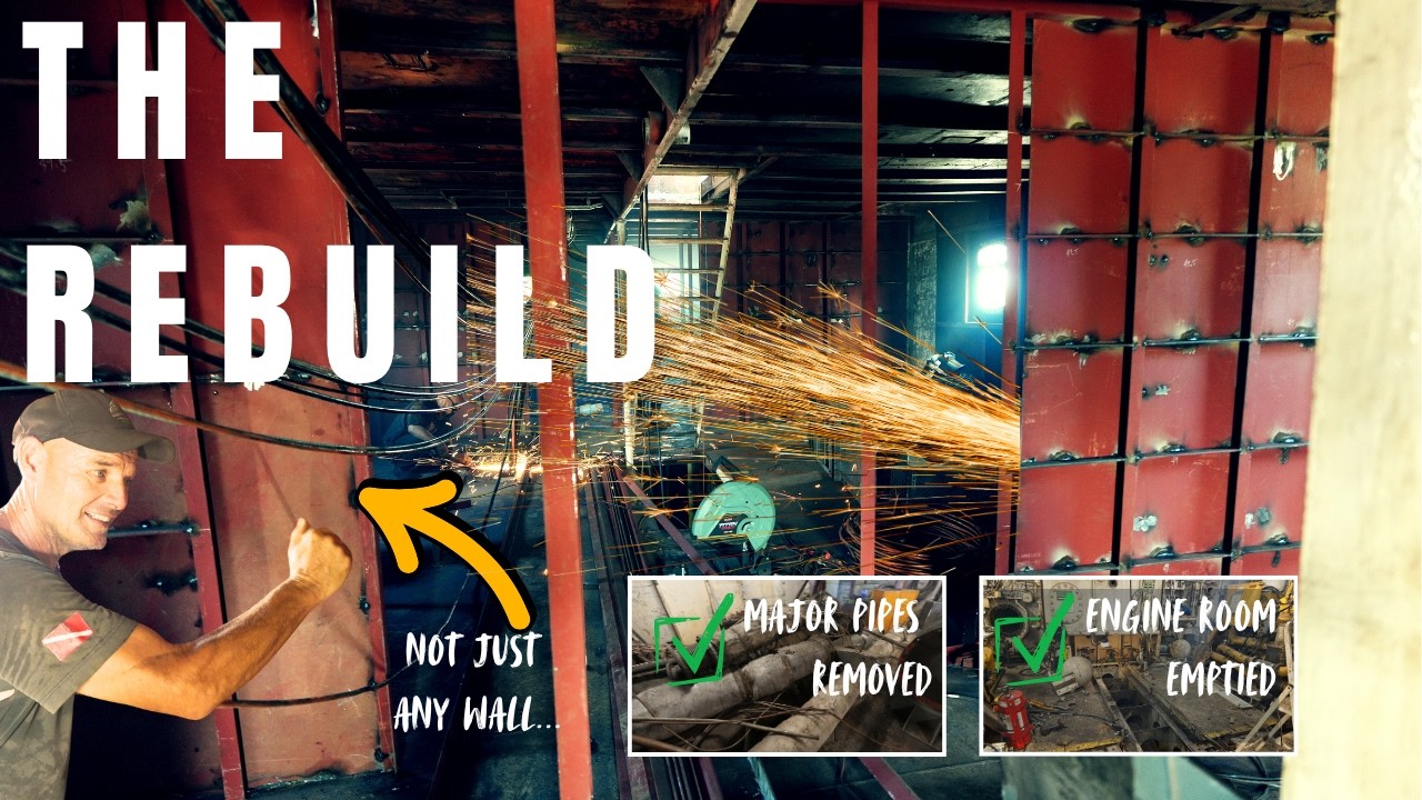 Rebuilding a NZ Navy Ship | Ocean Recovery | UPDATE