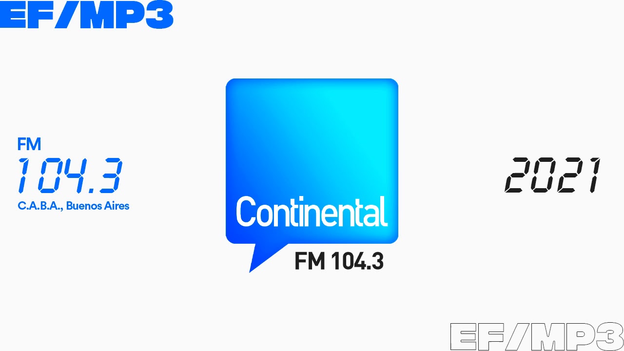 Buenos Aires - FM 104.3 - final del dúplex de Radio Continental e inicio de transición, 25/01/2021
