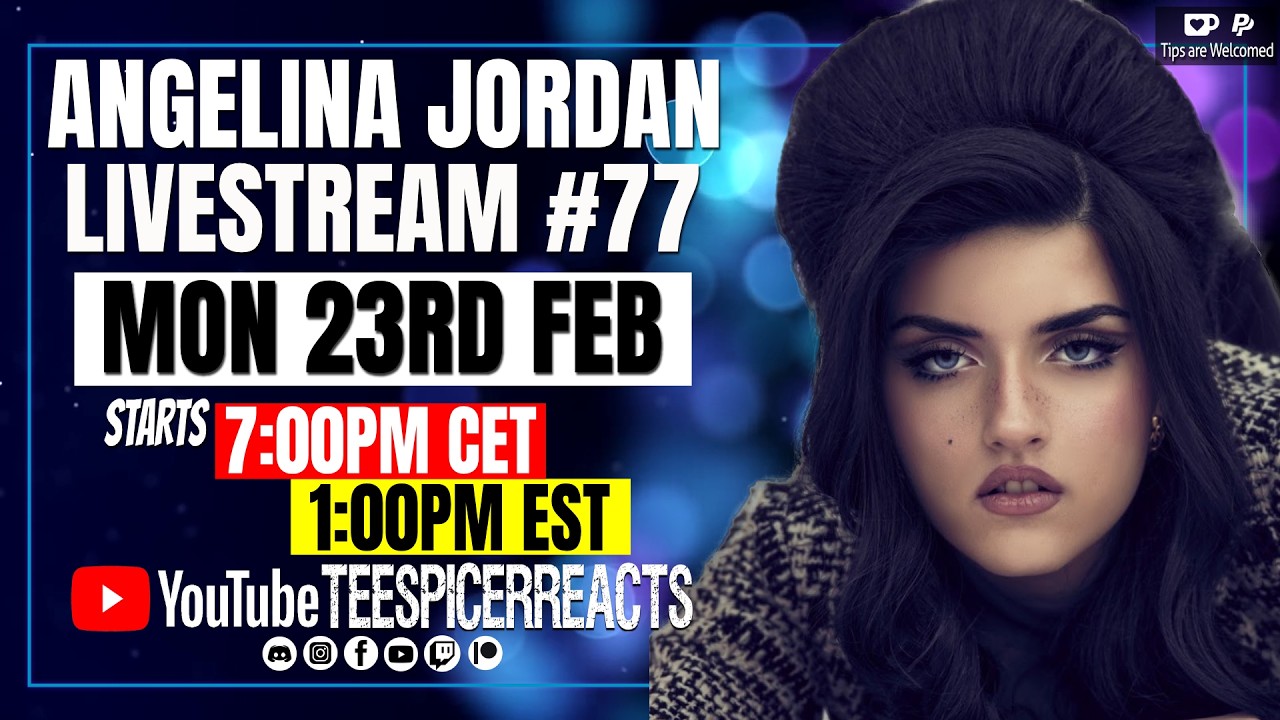 Angelina Jordan Monthly Livestream #77 (FEB 2026- P2)