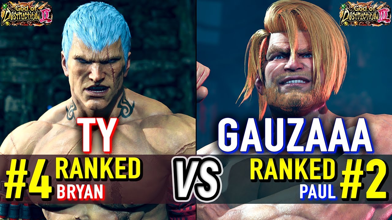 T8 🔥 TY (#4 Ranked Bryan) vs GAUZAAA (#2 Ranked Paul) 🔥 Tekken 8 High Level Gameplay