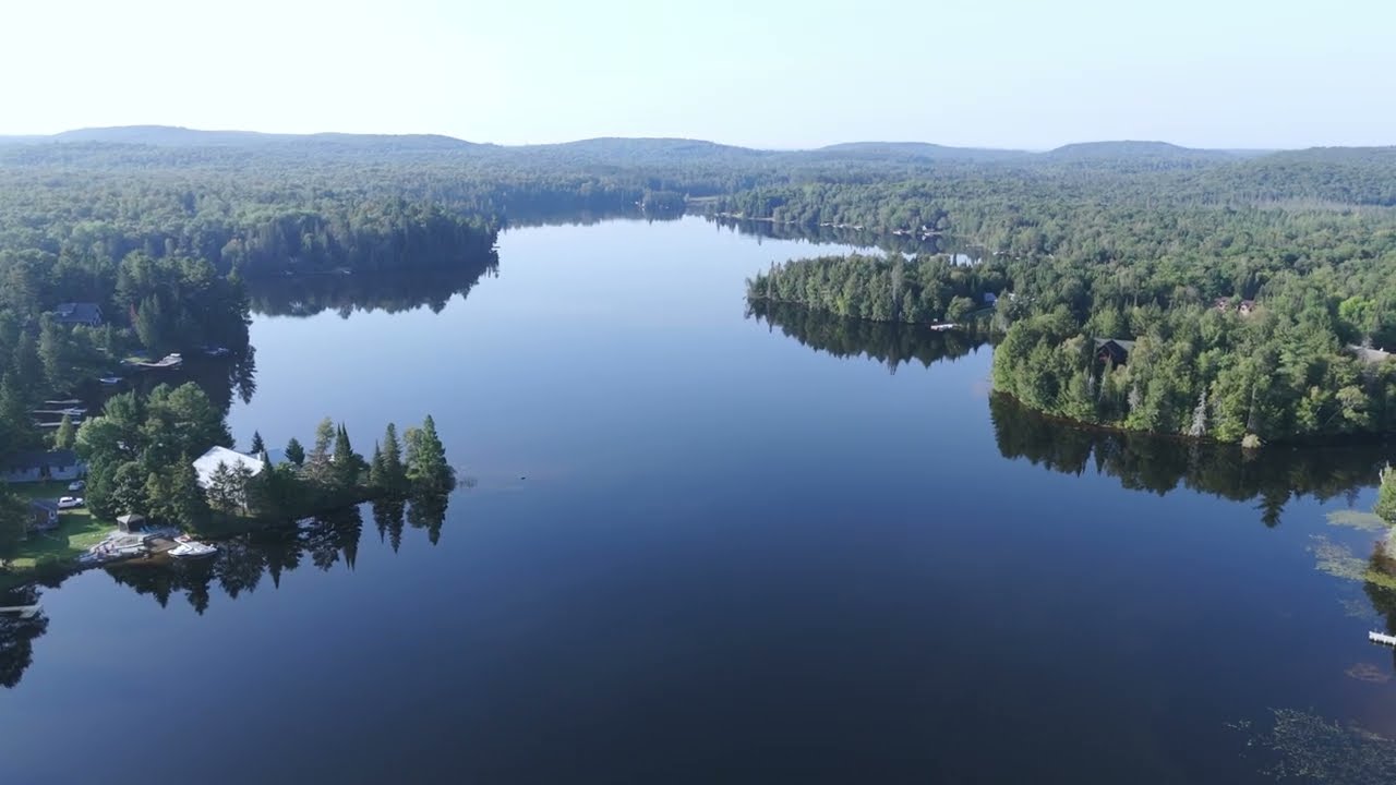 Beautiful Kearney, Ontario - 4K Aerial View