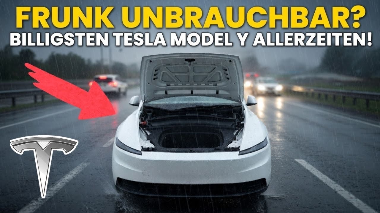 Die Frunk Katastrophe? Das billigste Tesla Model Y aller Zeiten!