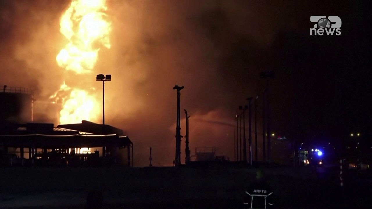 Top News - Tym ngrihet mbi Bahrein / Dronë mbi aeroportin ndërkombëtar, sulmohen cisternat