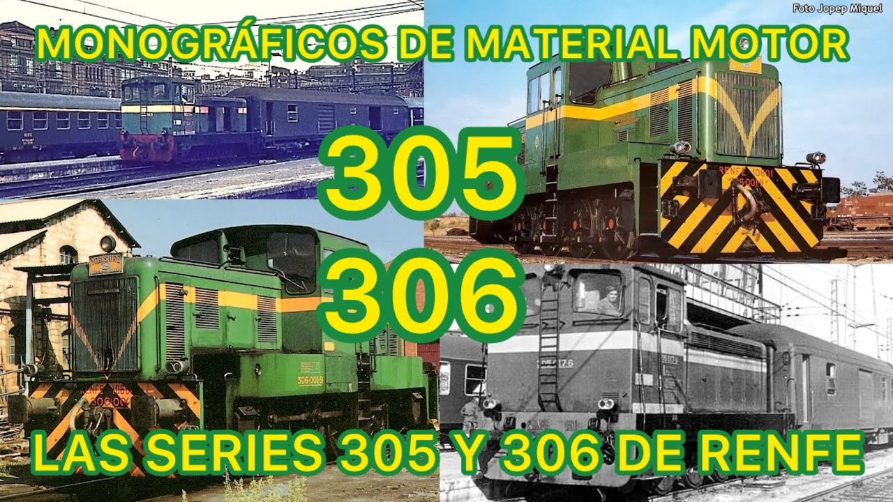 ⚙️Las LOCOMOTORAS de las Series 305 y 306 de RENFE ¡ÚNICAS! en el FERROCARRIL ESPAÑOL MMM39