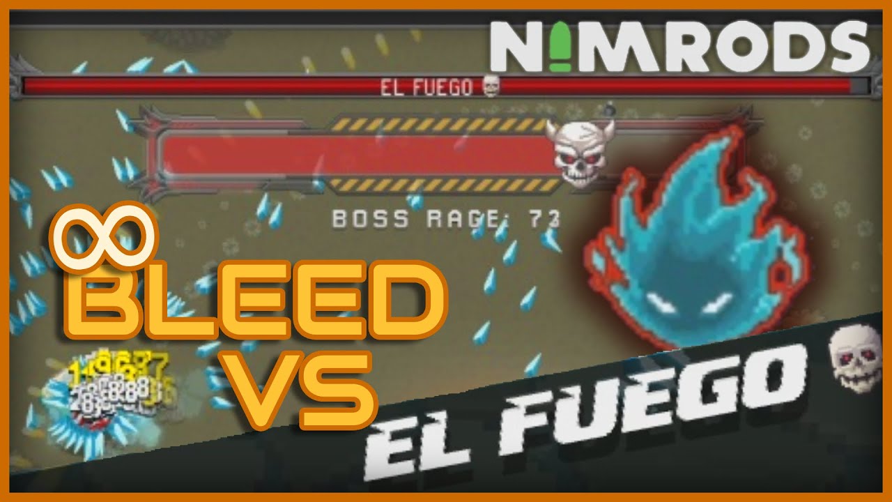 INFINITE STACKING DAMAGE vs EL FUEGO | NIMRODS: GunCraft Survivor