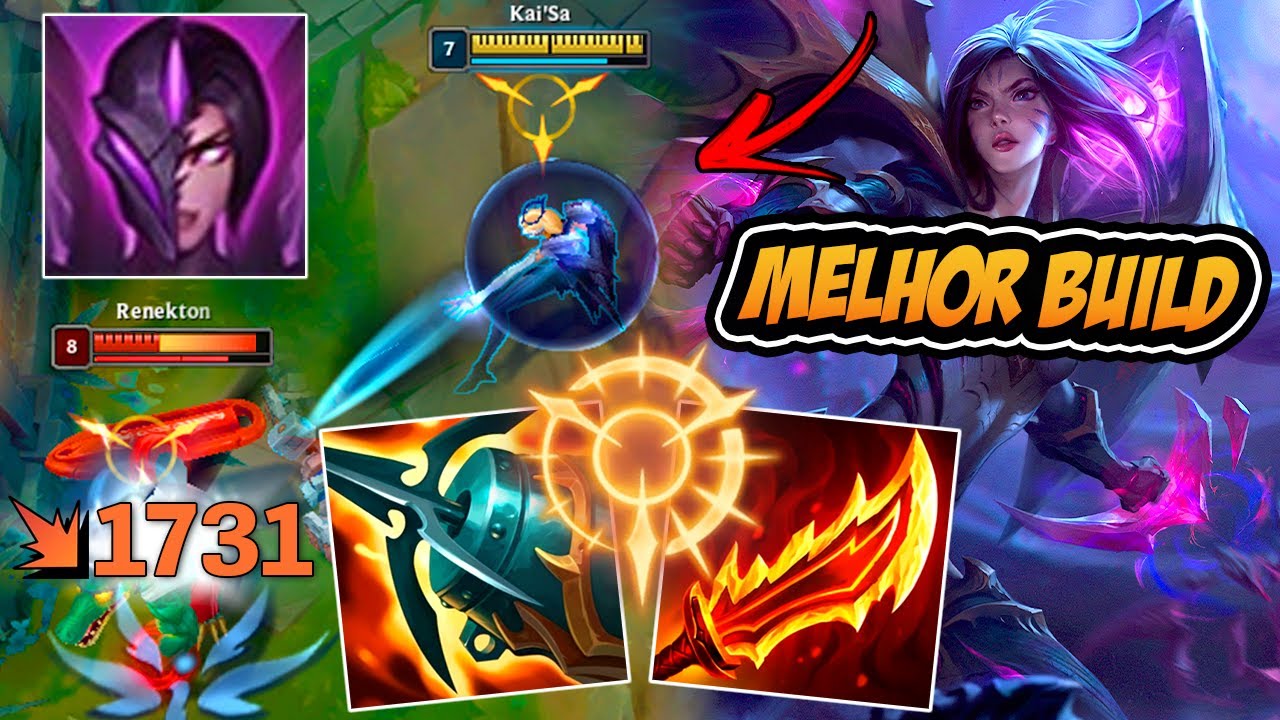 KAI'SA ADC COM A MELHOR BUILD DO PATCH 14.13 *muito dano* - LEAGUE OF LEGENDS